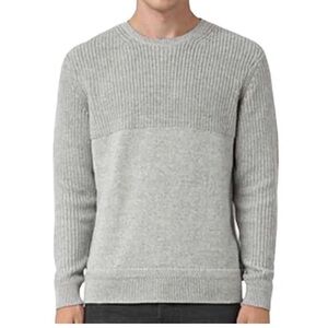 All Saints Garr Crewneck Cotton Sweater